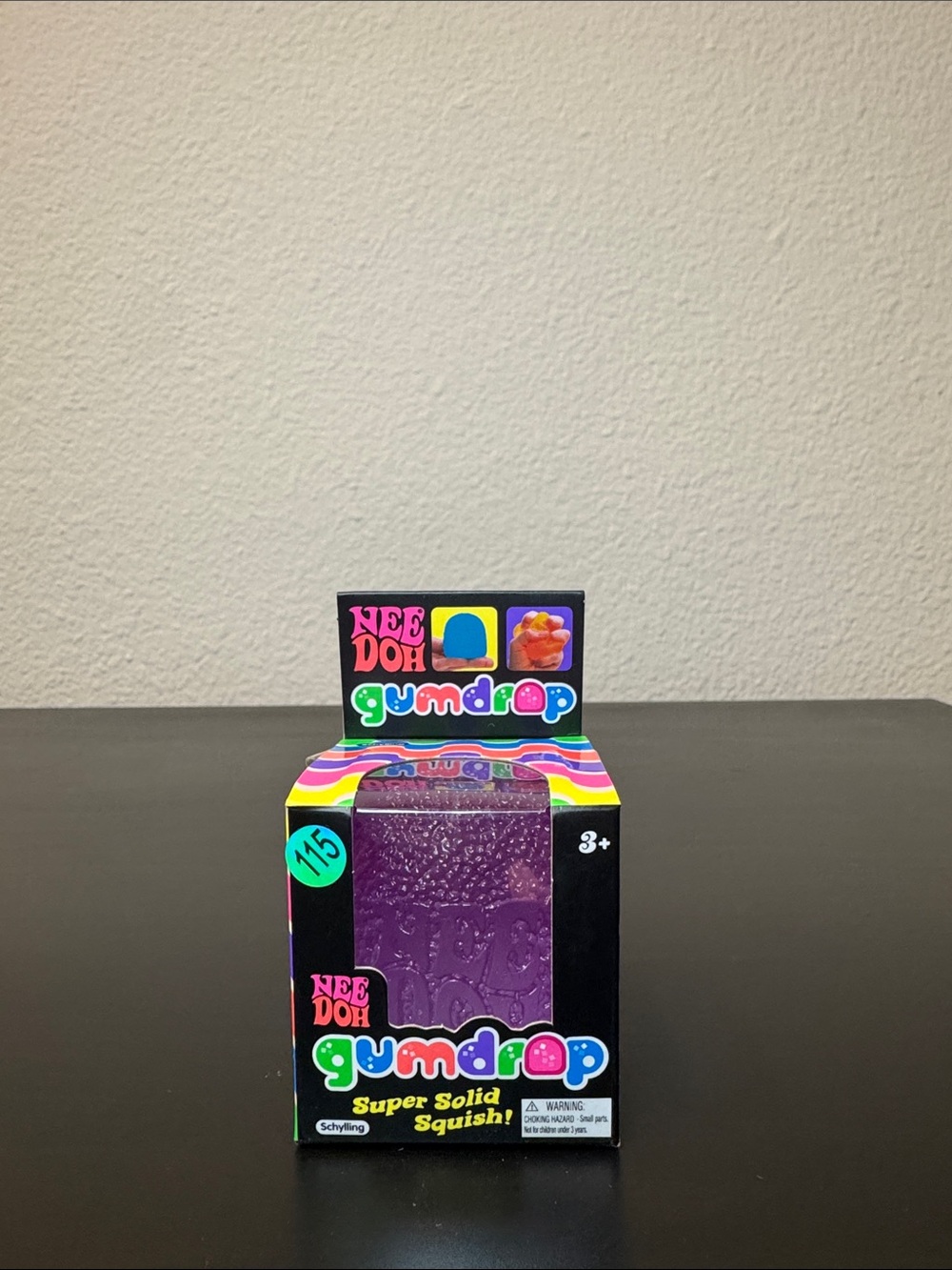 Needoh Gumdrop Super Solid Squish - Purple